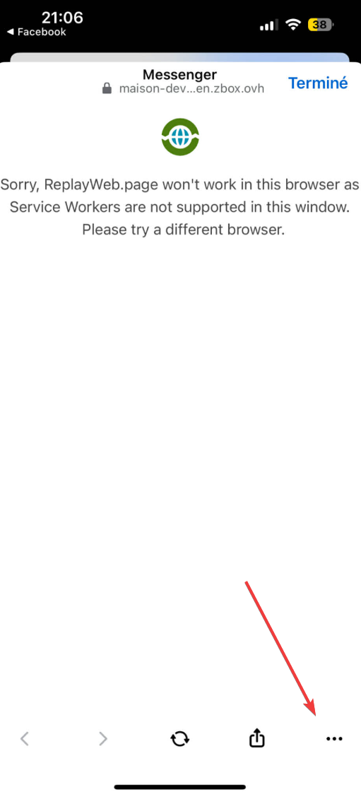 Comment ouvrir dans Safari